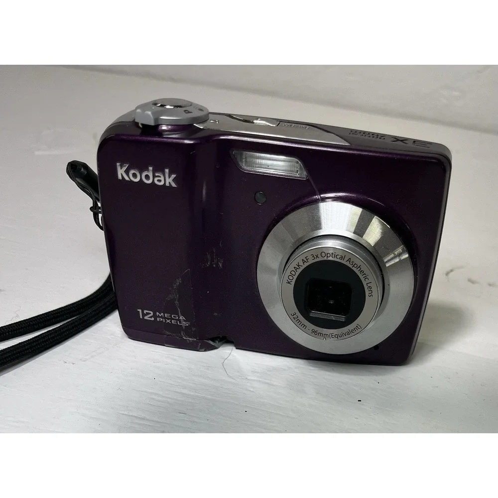 Kodak EasyShare C182 12MP Digital Camera - Purple NON WORKING PARTS Only